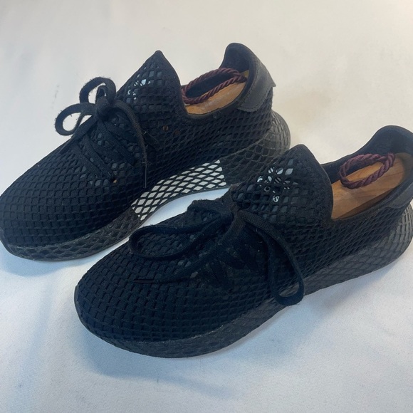 Adidas Black Sneakers with Quilted Pattern - Picture 4 of 8